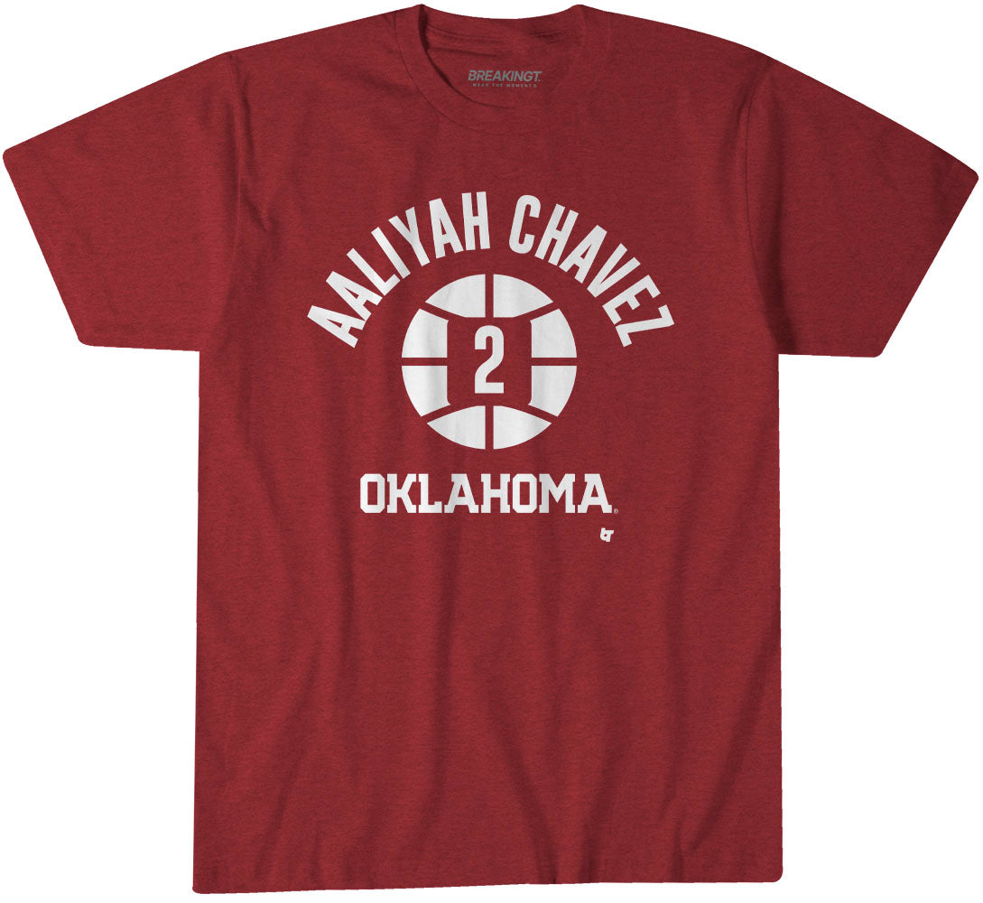 Oklahoma Basketball: Aaliyah Chavez Name Number Ball