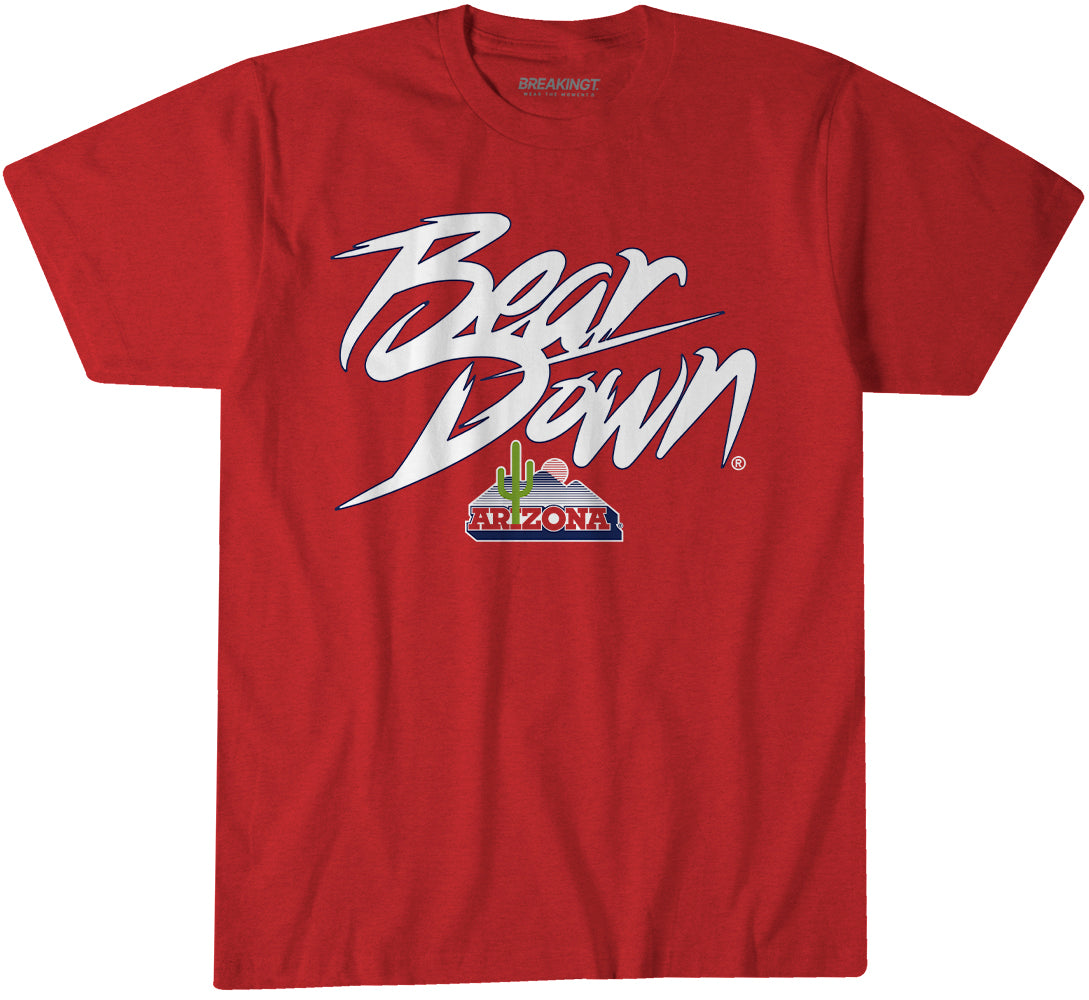 Arizona Wildcats: Bear Down Cactus Logo