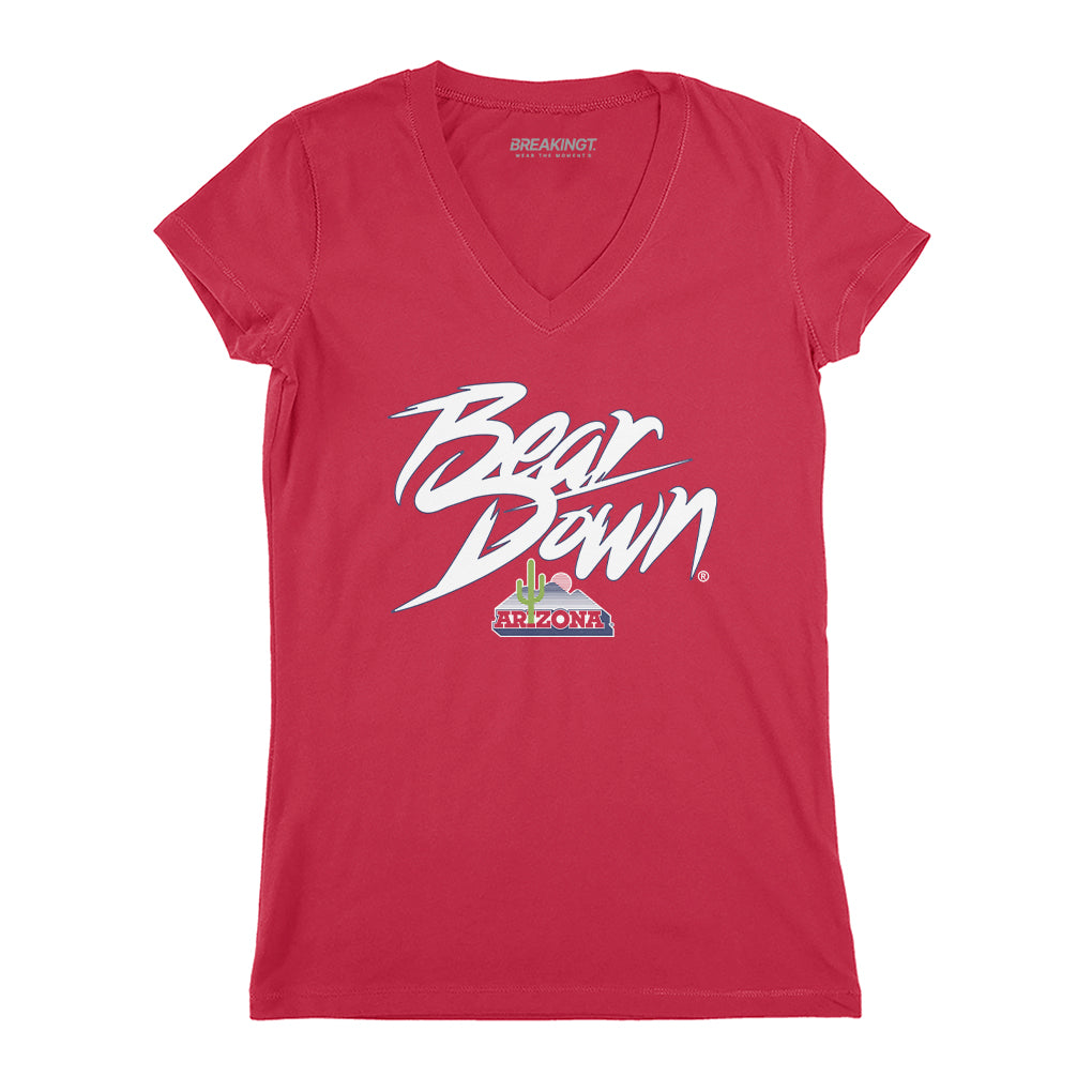 Arizona Wildcats: Bear Down Cactus Logo