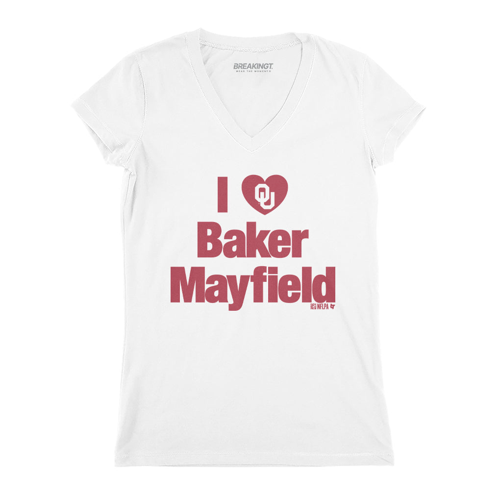 2622301 - Oklahoma Football: I Heart Baker Mayfield (Black)