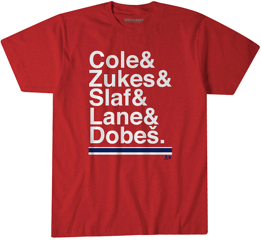 Montreal Hockey Ampersand: Cole & Zukes & Slaf & Lane & Dobes Youth T-Shirt