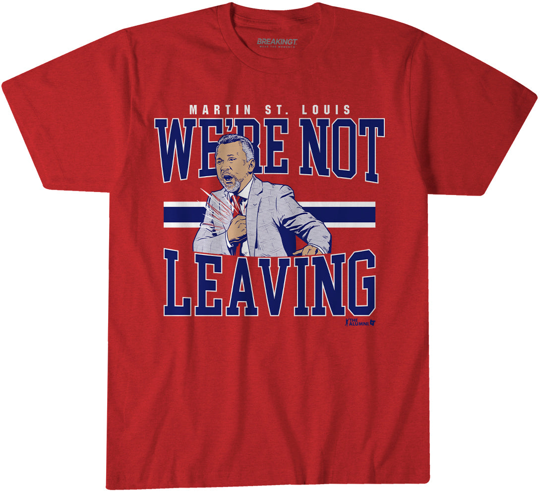 Martin St. Louis: We're Not Leaving