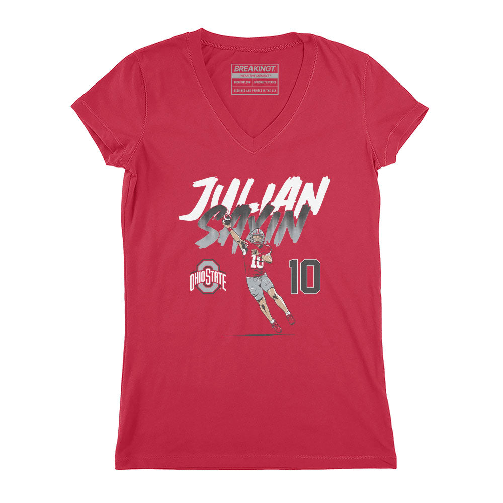 Ohio State Football: Julian Sayin Name Number Pose