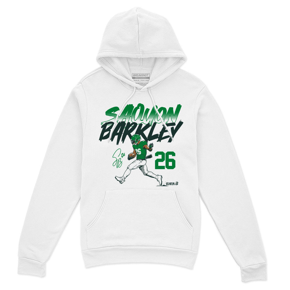 Saquon Barkley: Name & Number Pose