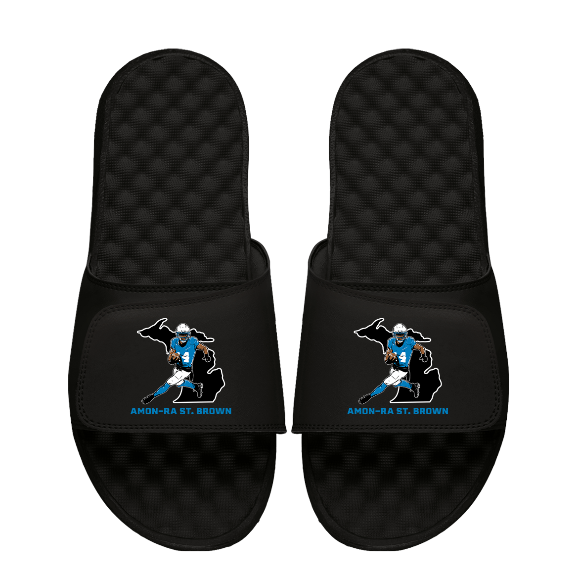 Amon-Ra St. Brown State Outline iSlides (Footwear)