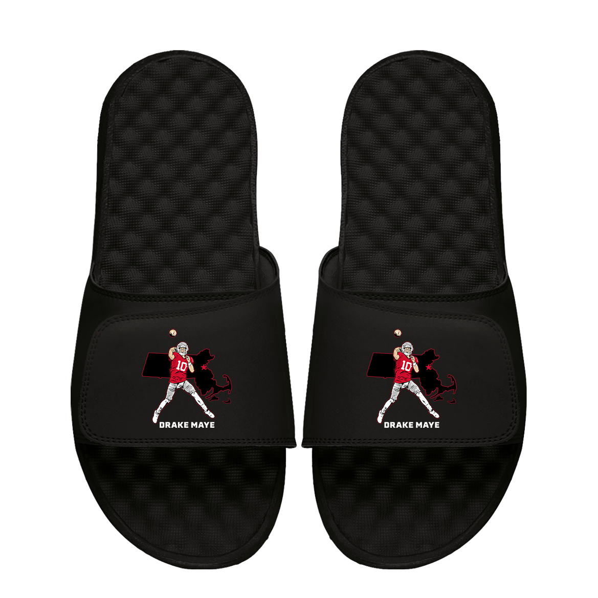 Drake Maye State Outline iSlides (Footwear)