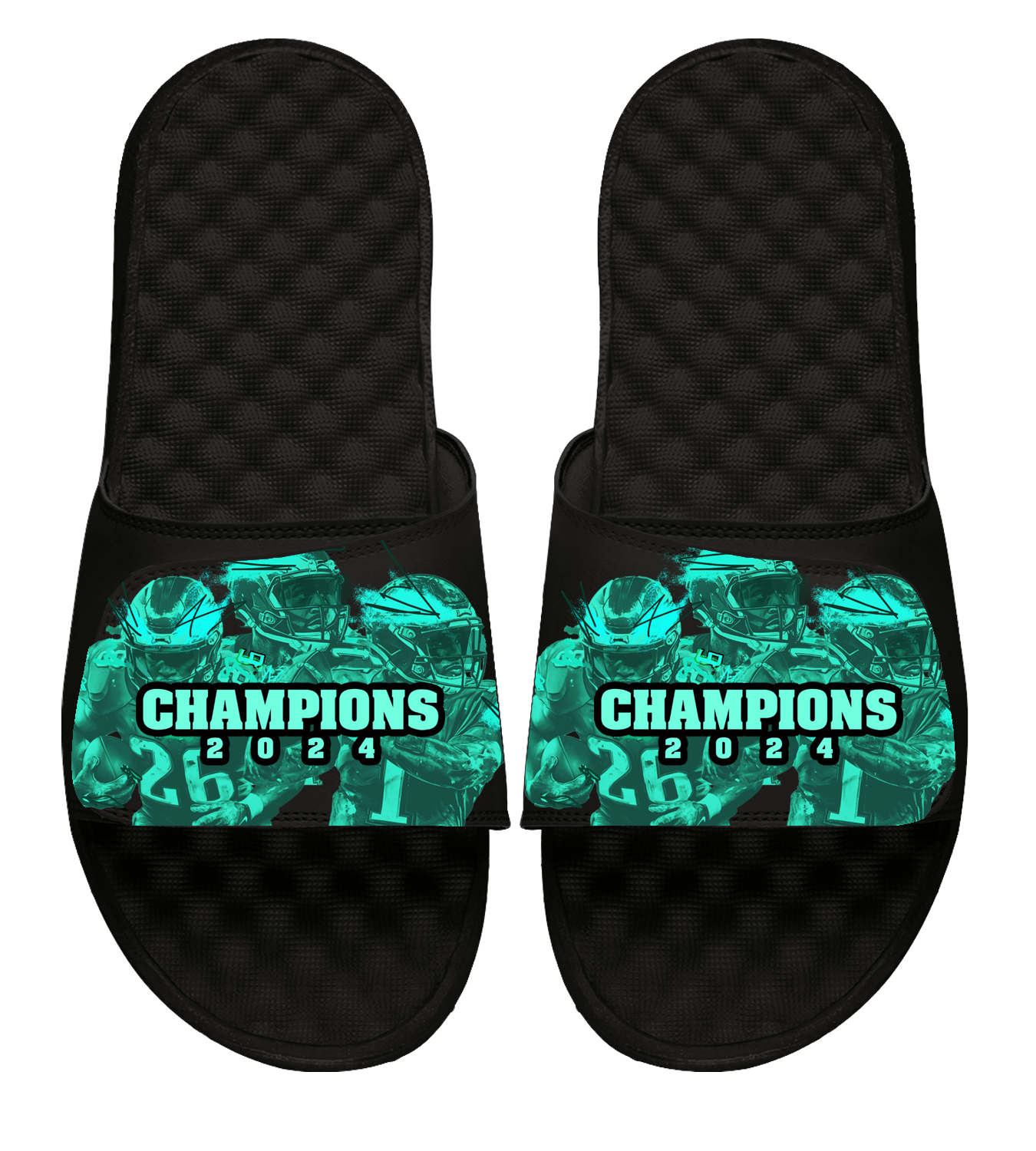 Jalen Hurts Saquon Barkley A.J. Brown 2024 Champions iSlides (Footwear)