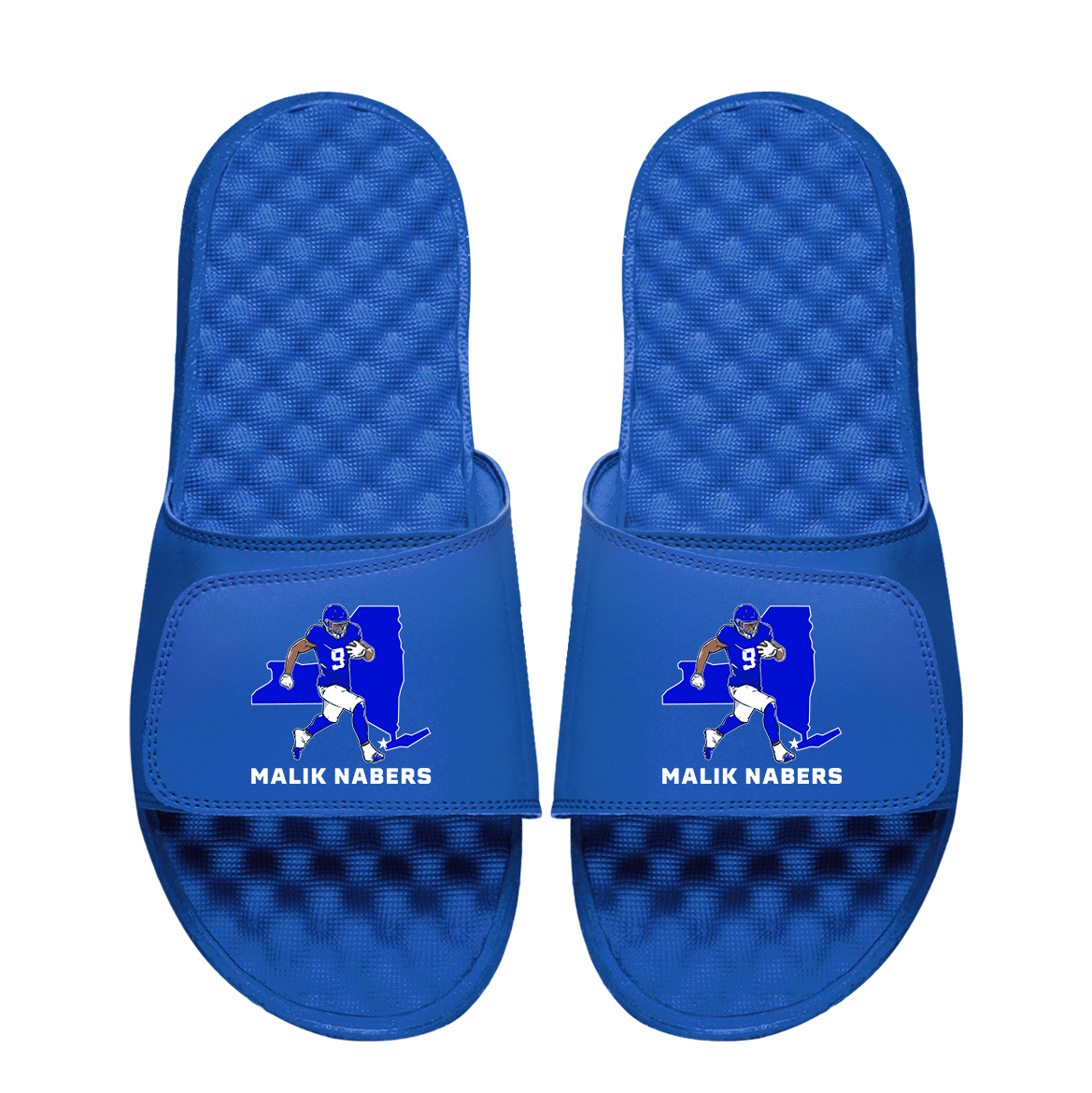 Malik Nabers State Outline iSlides (Footwear)