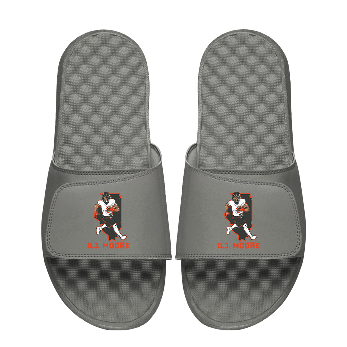 D.J. Moore State Outline iSlides (Footwear)