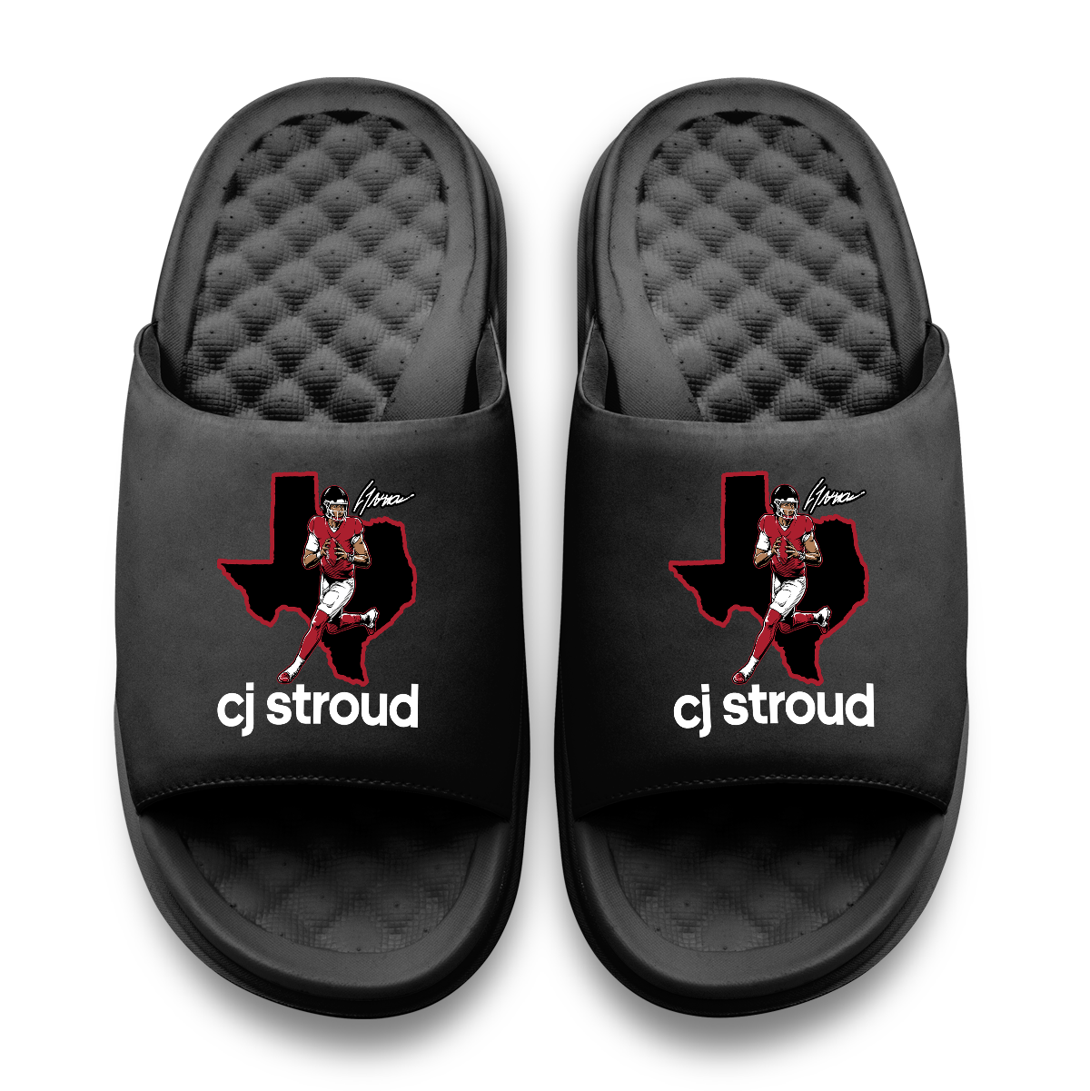 CJ Stroud State Outline Motive iSlides (Footwear)