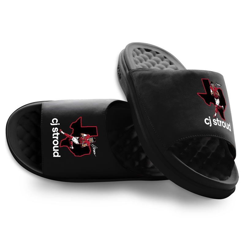CJ Stroud State Outline Motive iSlides (Footwear)