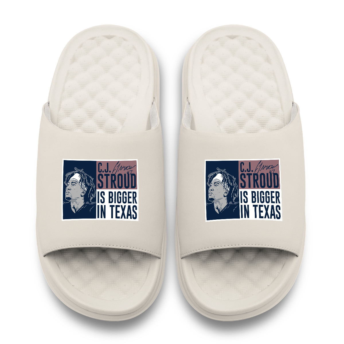CJ Stroud Bigger in Texas Motive iSlides (Footwear)