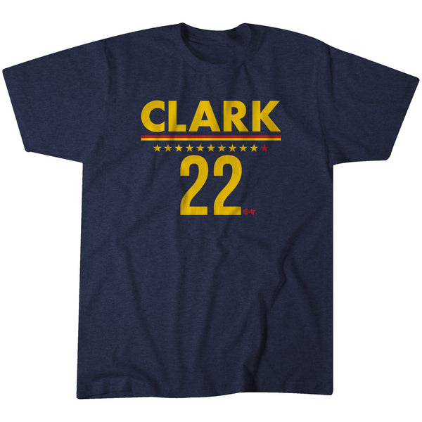 Caitlin Clark: IND 22 - Indiana Basketball Adult Unisex Tee