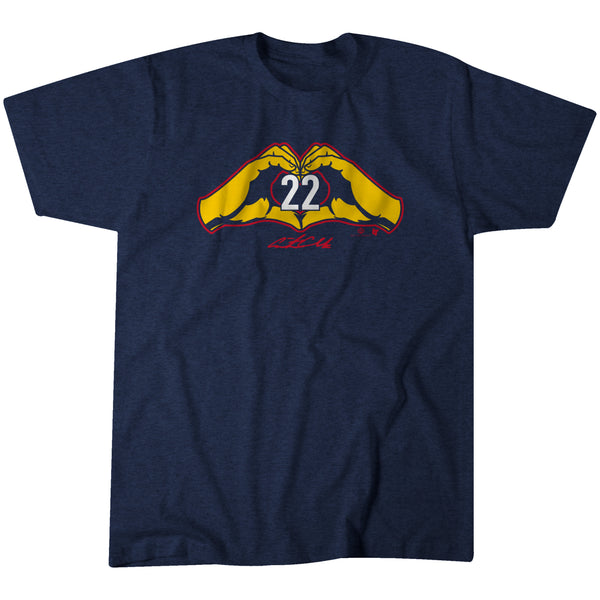 Caitlin Clark: Heart 22 - Indiana Basketball Adult Unisex Tee