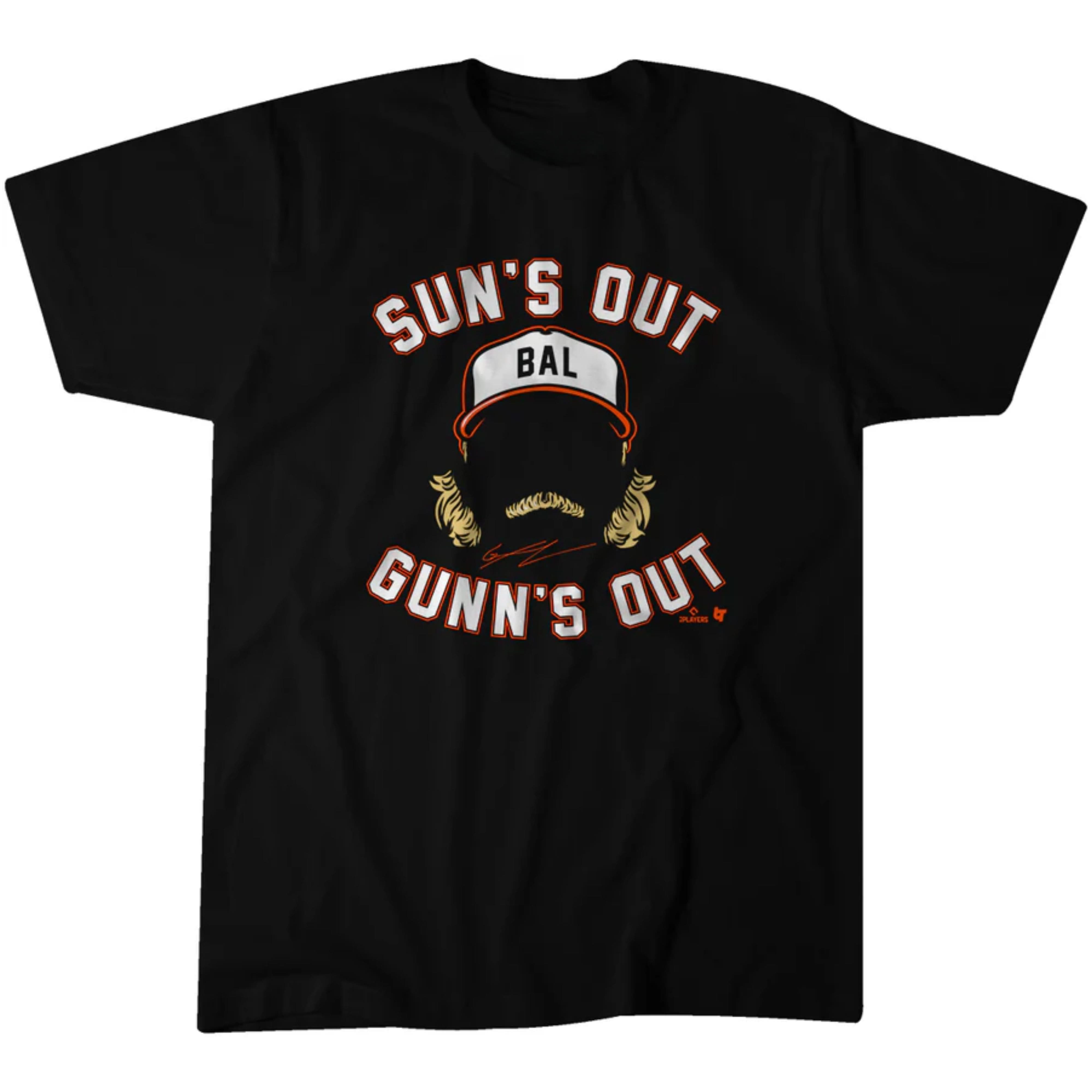 Gunnar Henderson - Sun's Out Gunn's Out - Baltimore Baseball Adult Unisex Tee