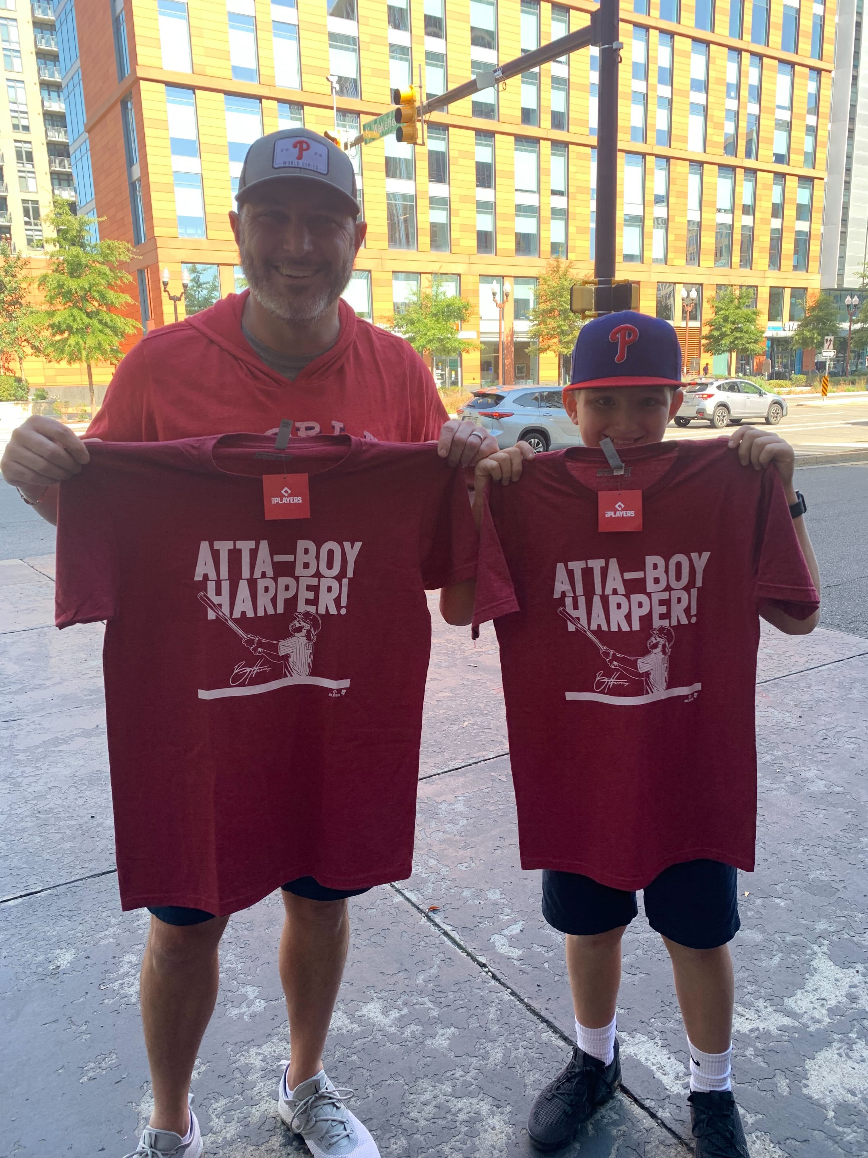 Bryce Harper: Atta-Boy Harper T-Shirt - MLBPA Licensed - BreakingT
