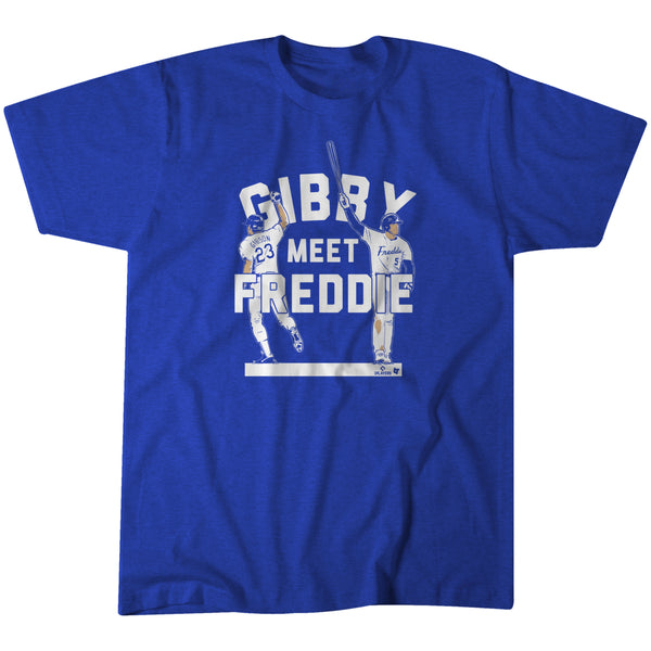 Kirk Gibson & Freddie Freeman: Gibby Meet Freddie: LA Baseball Adult Unisex Tee