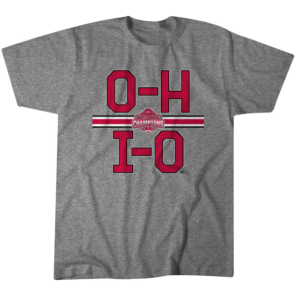 Ohio State Football: O-H-I-O National Champions Unisex Tee