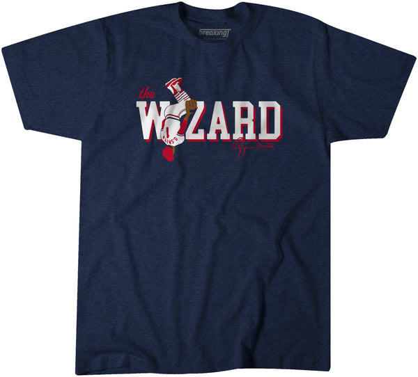 Ozzie Smith: The Wizard, Adult T-Shirt / 2XL - MLB - Sports Fan Gear | breakingt