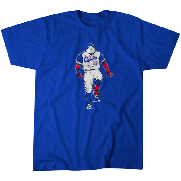 Ronald Acuña Jr.: Superstar Pose - Atlanta Baseball Adult Unisex Tee