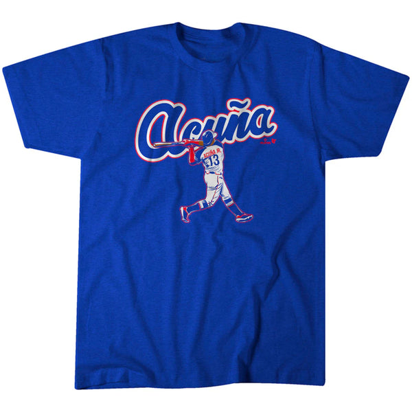 Ronald Acuña Jr. Slugger Swing - Atlanta Baseball Adult Unisex Tee