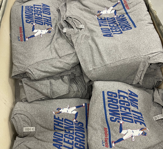 Adolis Garcia And The Legend Grows Shirt - Texas Baseball - BreakingT