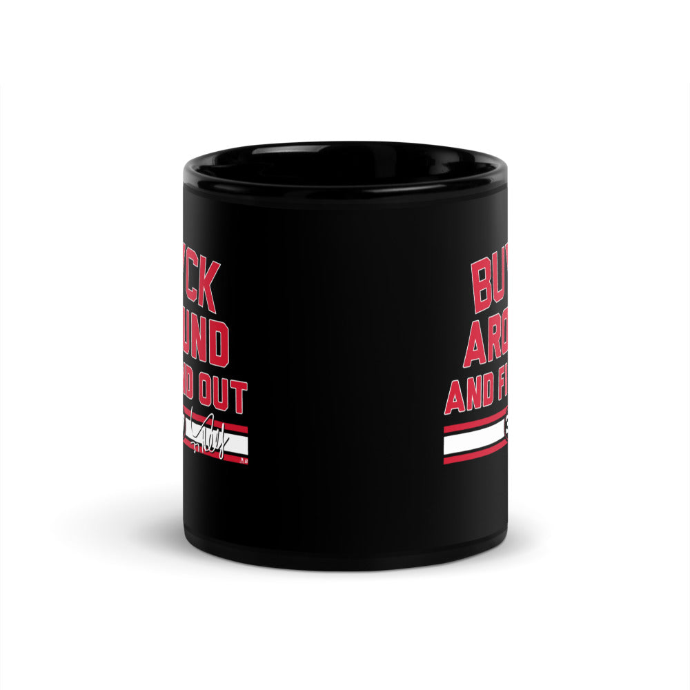 Connor Hellebuyck: Buyck Around And Find Out Mug (11 oz)