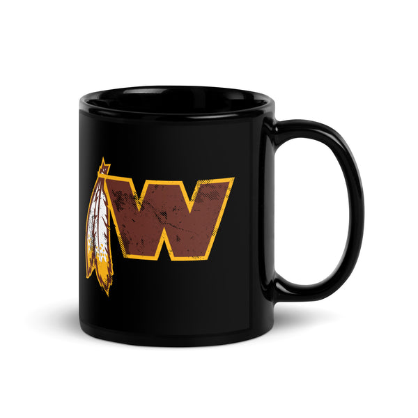 Washington Football Feather Mug T-Shirt | Washington Pro Football