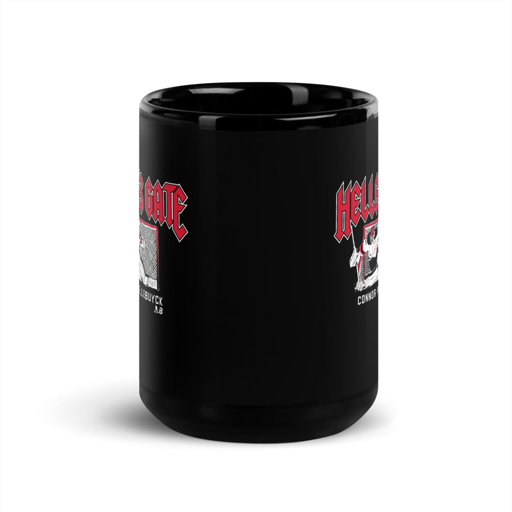 Connor Hellebuyck: Helle's Gate Mug (15 oz)