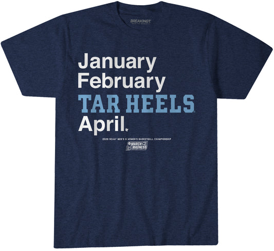 2621120 - UNC Tar Heels MBB & WBB: 2026 March Madness Month