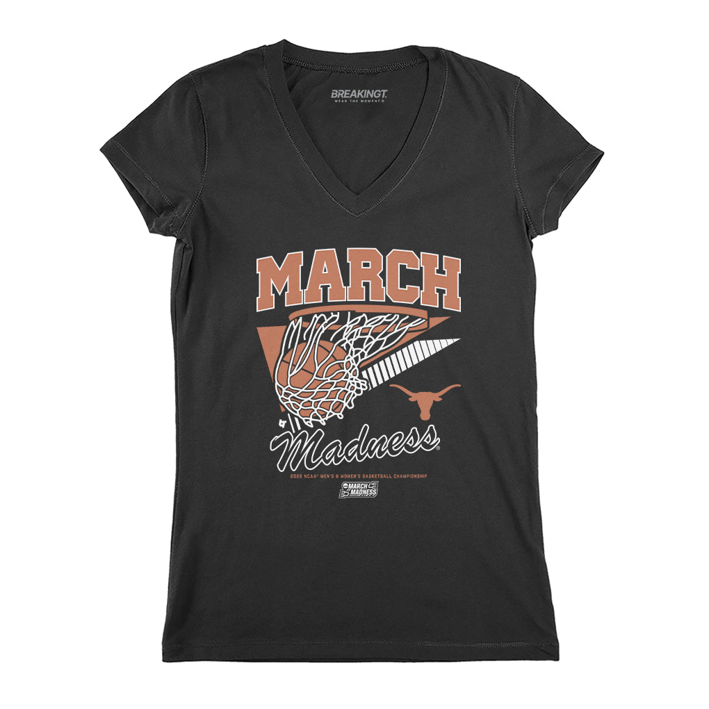 2621143 - Texas Longhorns MBB & WBB: 2026 March Madness Retro Swish