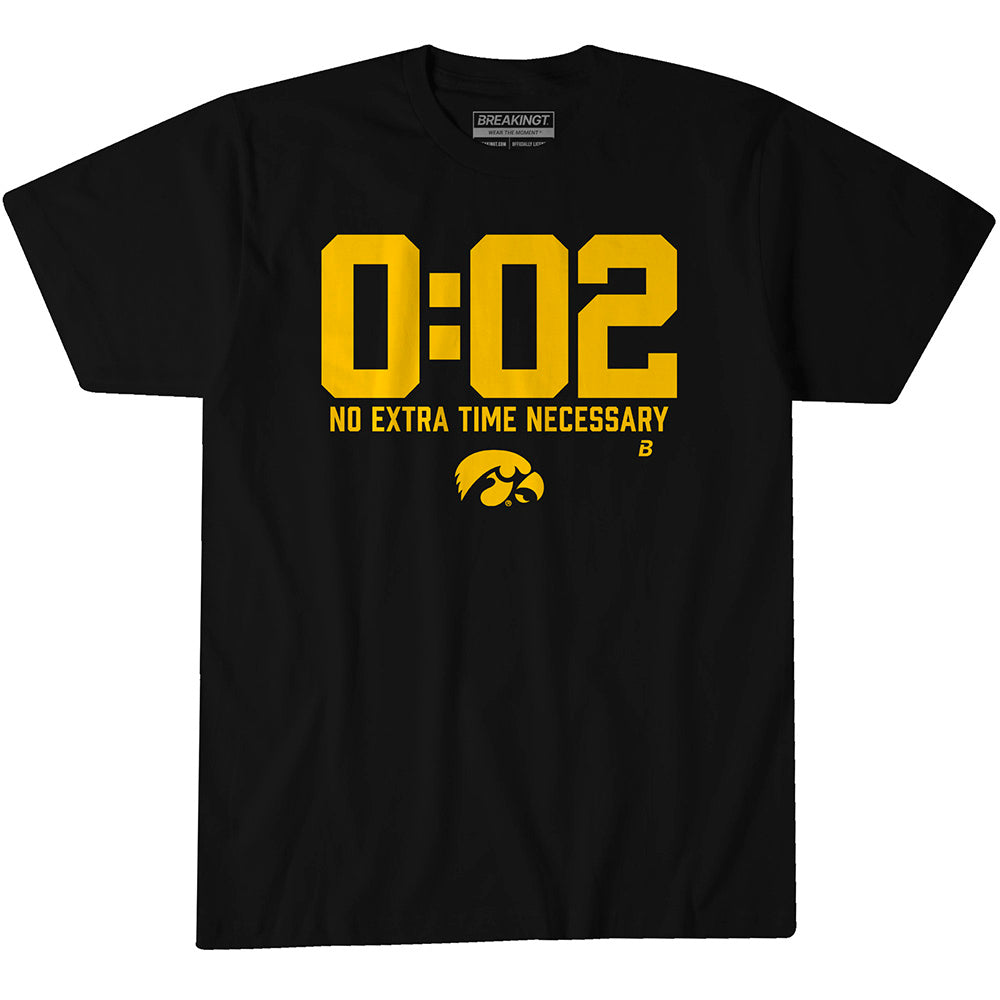 2623904 - Iowa Football: 0:02 No Extra Time Necessary