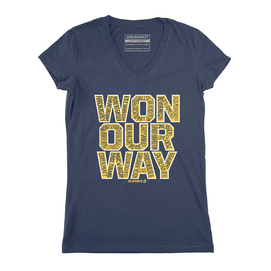 2624384 - Milwaukee Baseball: Won Our Way 2026 Champs (Navy)