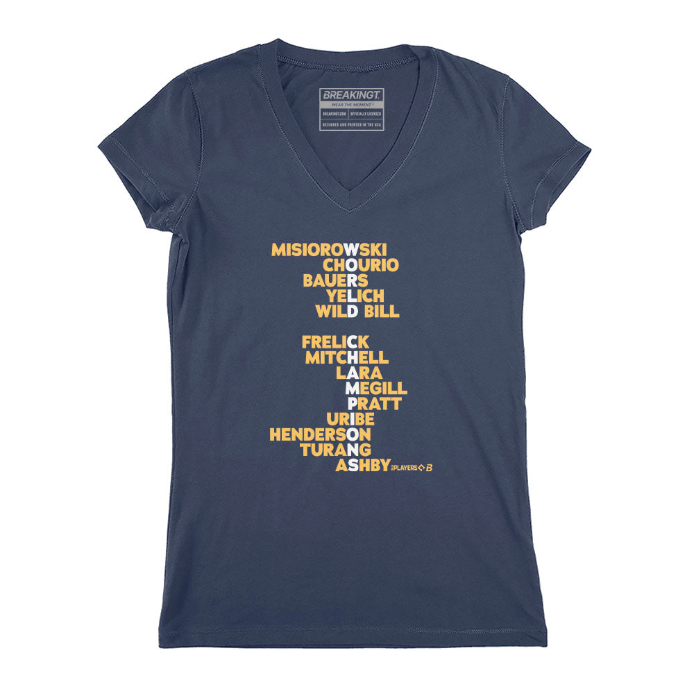 2624373 - Milwaukee Baseball: 2026 World Champions Names (Royal)