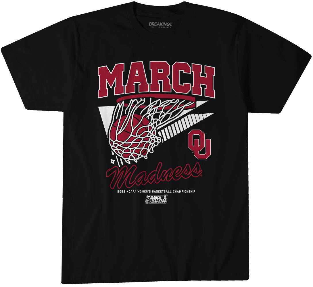 2621206 - Oklahoma Sooners WBB: 2026 March Madness Retro Swish
