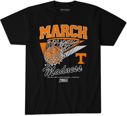 2621201 - Tennessee Volunteers MBB & WBB: 2026 March Madness Retro Swish