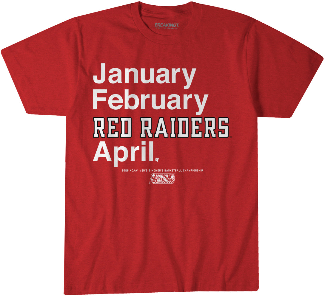 2621210 - Texas Tech Red Raiders MBB & WBB: 2026 March Madness Month