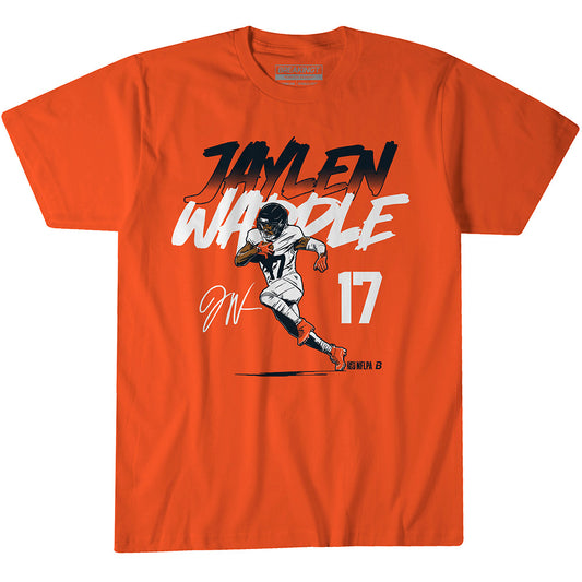 2623604 - Jaylen Waddle Name & Number Pose