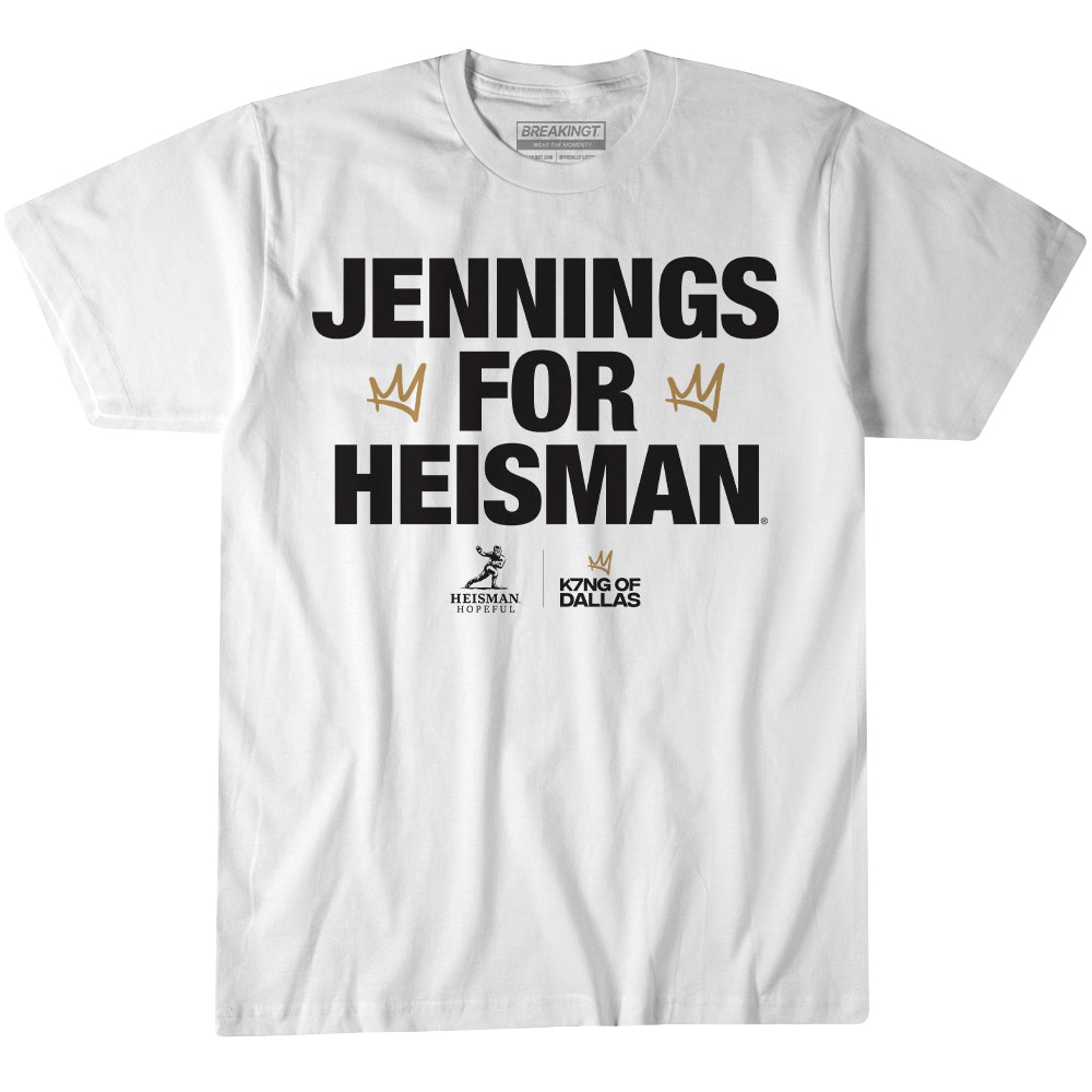 2623613 - SMU Football: Kevin Jennings For Heisman (White)