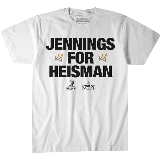 2623613 - SMU Football: Kevin Jennings For Heisman (White)