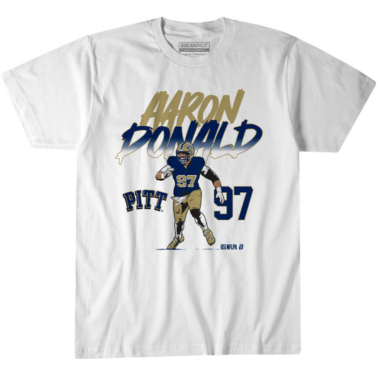 2623551 - Pitt Football: Aaron Donald Name Number Pose