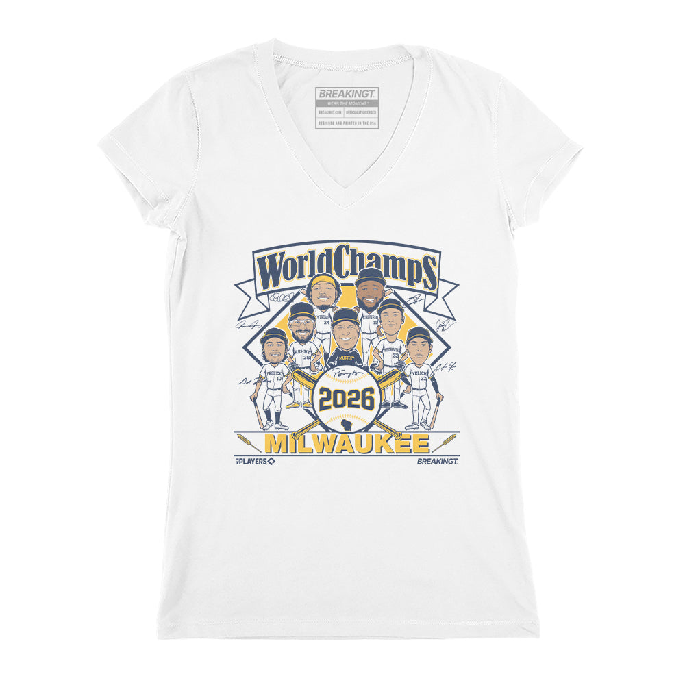 2624391 - Milwaukee Baseball: 2026 World Champions Caricatures