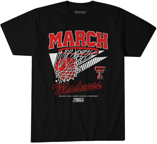 2621209 - Texas Tech Red Raiders MBB & WBB: 2026 March Madness Retro Swish