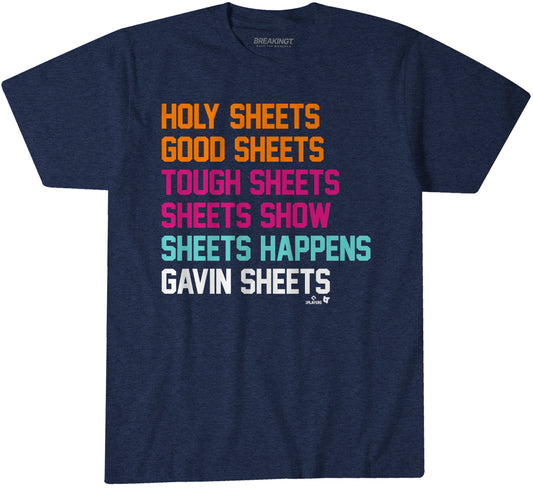 2622250 - Gavin Sheets: Sheets List