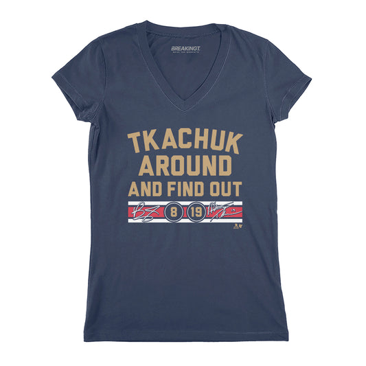 2622707 - Matthew & Brady Tkachuk Around And Find Out (Navy)