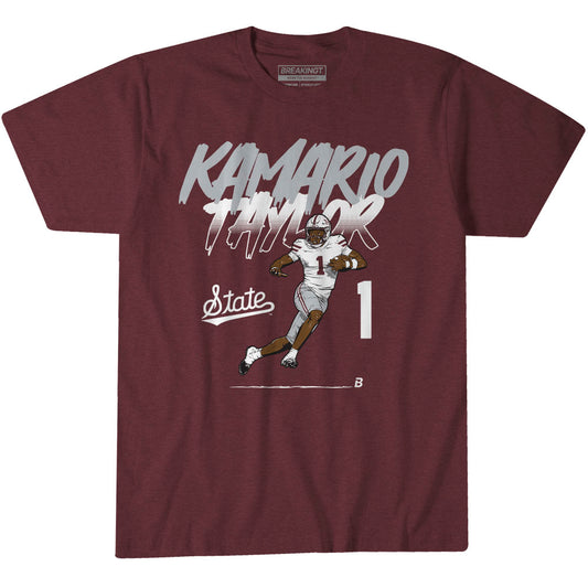 2623760 - Mississippi State Football: Kamario Taylor Name Number Pose