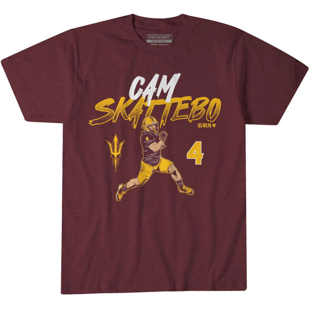 2622718 - ASU Football: Cam Skattebo Name and Number Pose