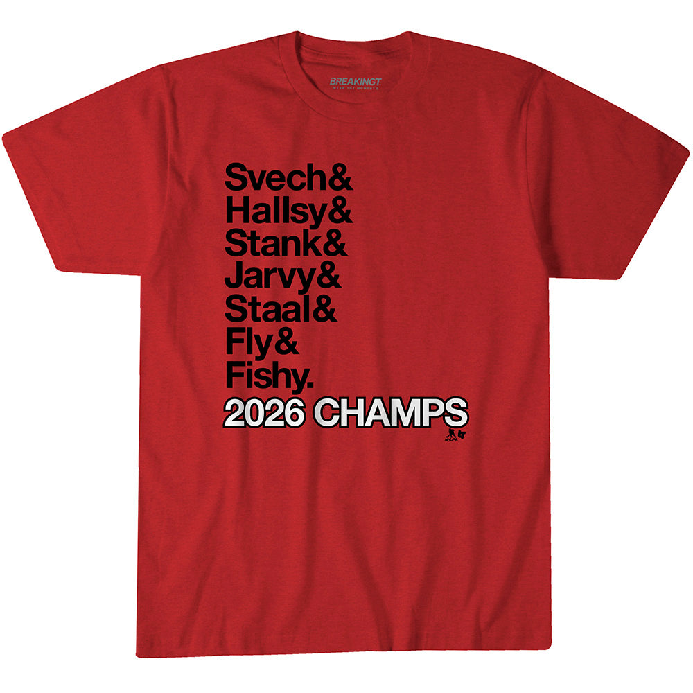 2622563 - Carolina Hockey Ampersand Champs: Svech & Hallsy & Stank & Jarvy & Staal & Fly & Fishy