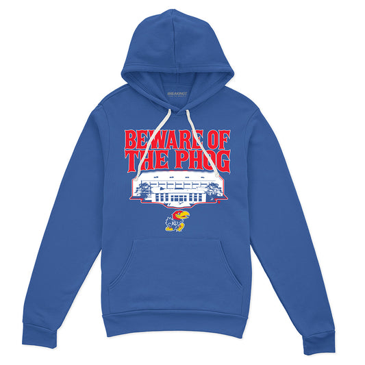 Kansas Basketball: Beware Of The Phog - Royal hoodie - college basketball fan gear - Kansas City - BreakingT apparel