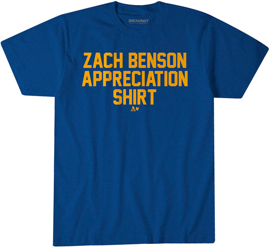 2622112 - Zach Benson Appreciation Shirt